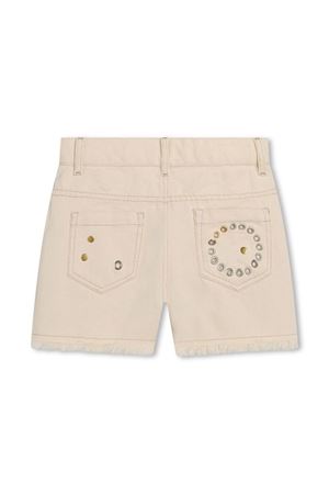 ivory cotton shorts CHLOE' KIDS | C20090Z32